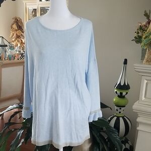 Lilly Pulitzer Light Blue Long Sleeve Top